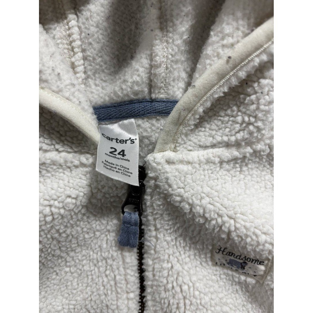 Carter's Baby Boy Hoodie & Sweater Lot 2 Pieces 24M, photo 5 of 6