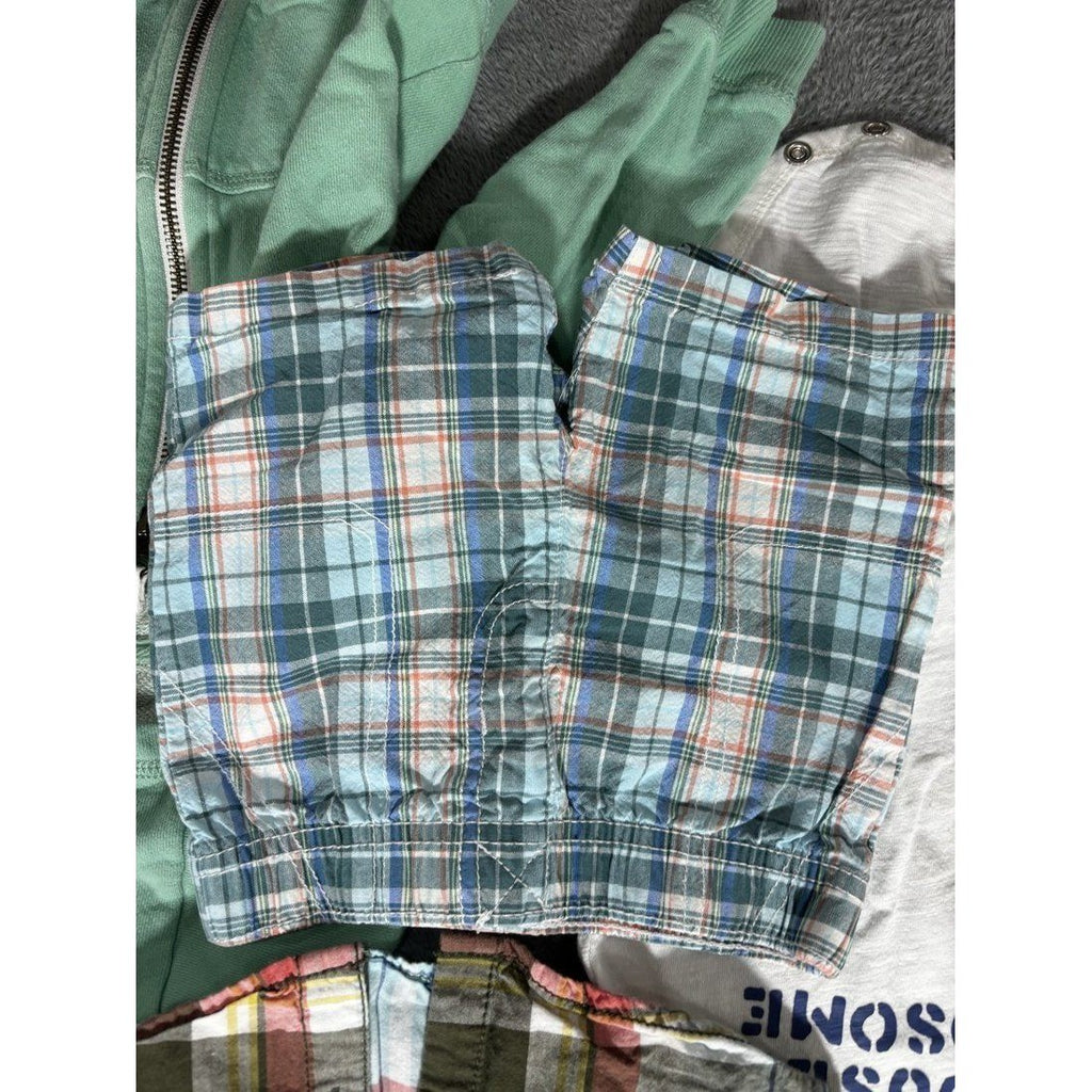 Carter's Baby Boy Coral Polo & Plaid Lot 5 Pcs 18M, photo 4 of 12