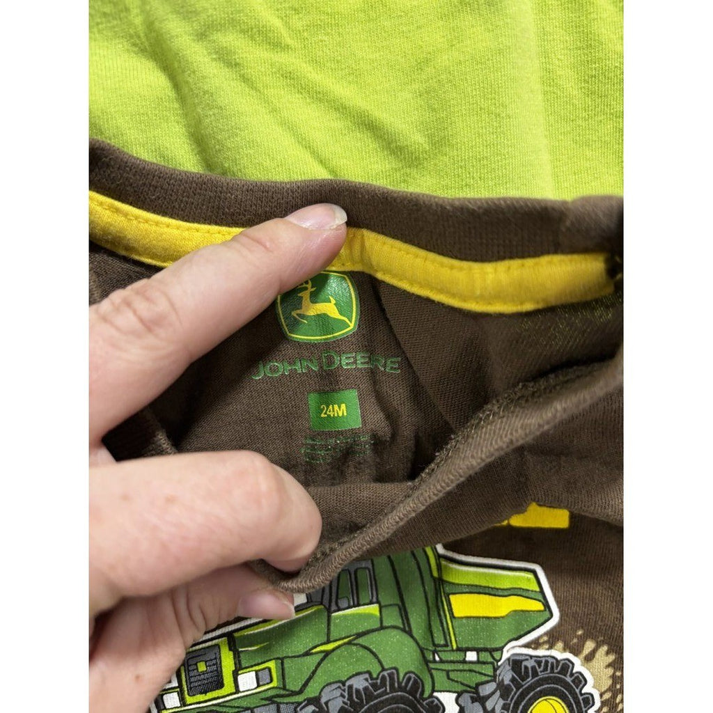 Baby Boy John Deere Tee & Polo Lot 4 Pieces 24M, photo 3 of 9