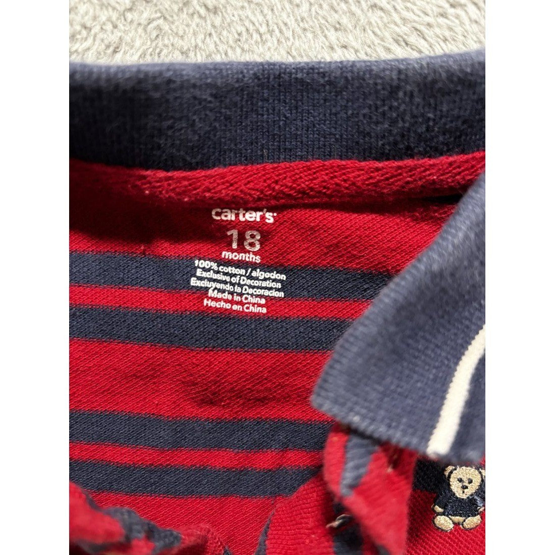 Baby Boy Red Mickey Polo & Shorts Lot 5 Pieces 18M, photo 5 of 11