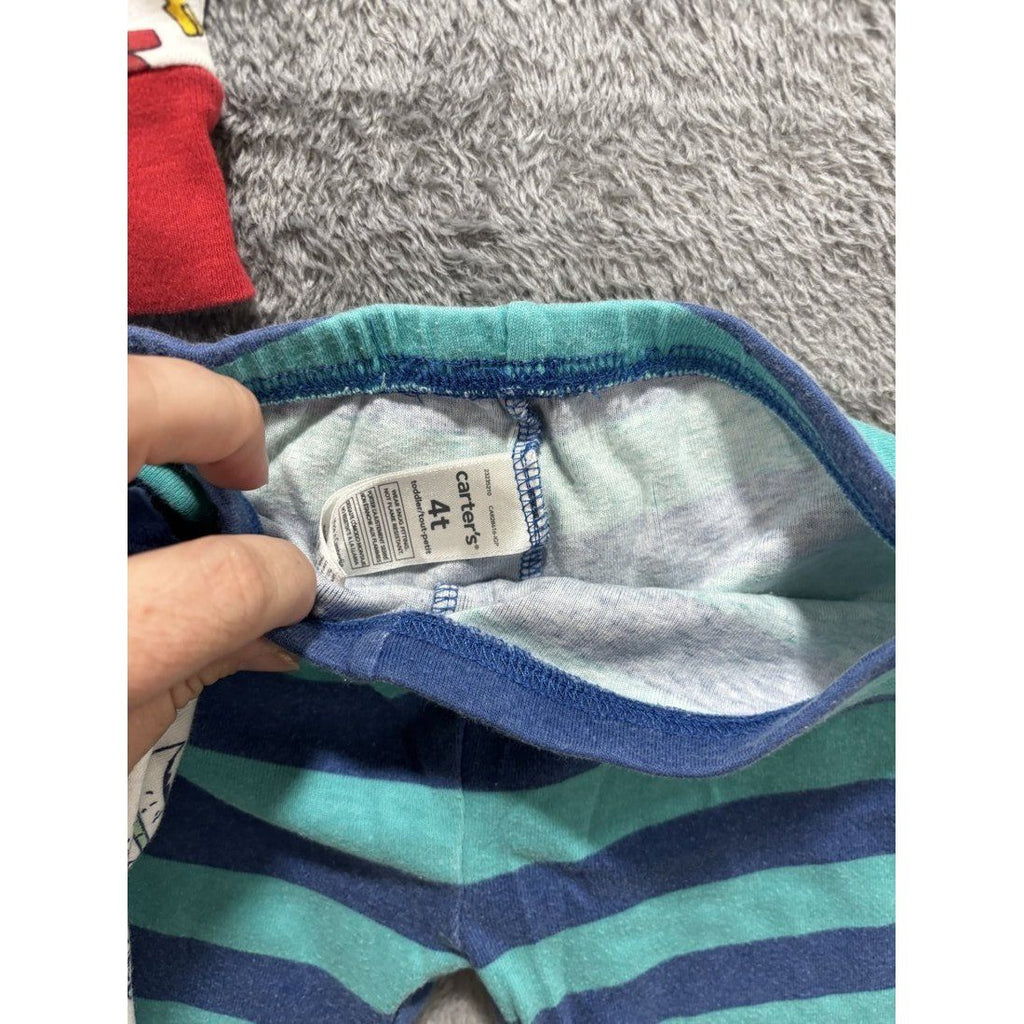 Toddler Boy Christmas Pajamas & Tee Lot 6 Pcs 4T, photo 9 of 13
