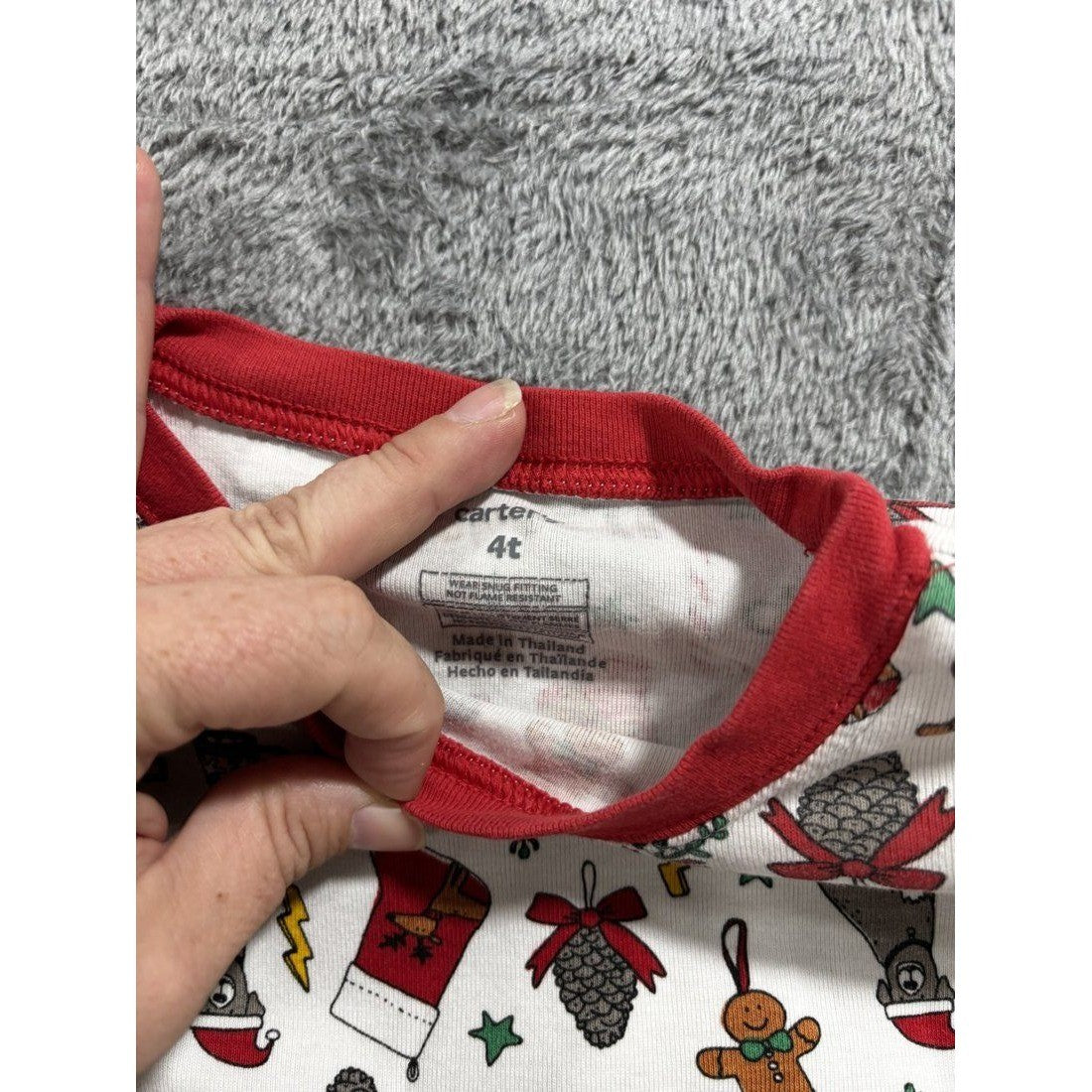 Toddler Boy Christmas Pajamas & Tee Lot 6 Pcs 4T, photo 11 of 13