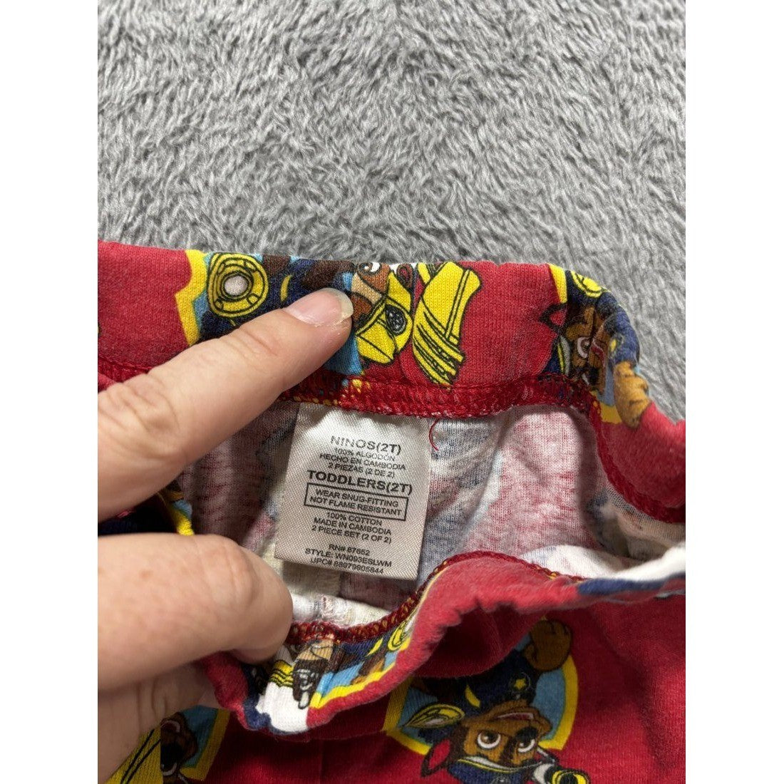 Toddler Boy Paw Patrol & Spidey Pajamas Lot 4 Pcs 2T, photo 5 of 9