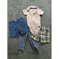 Carter's Baby Pink Polo & Shorts Lot 4 Pieces 24M