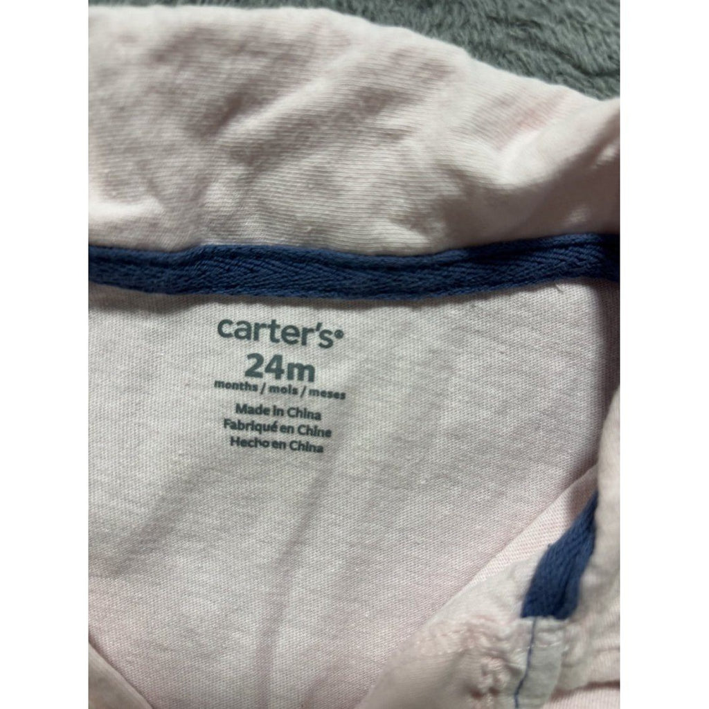 Carter's Baby Pink Polo & Shorts Lot 4 Pieces 24M, photo 3 of 9