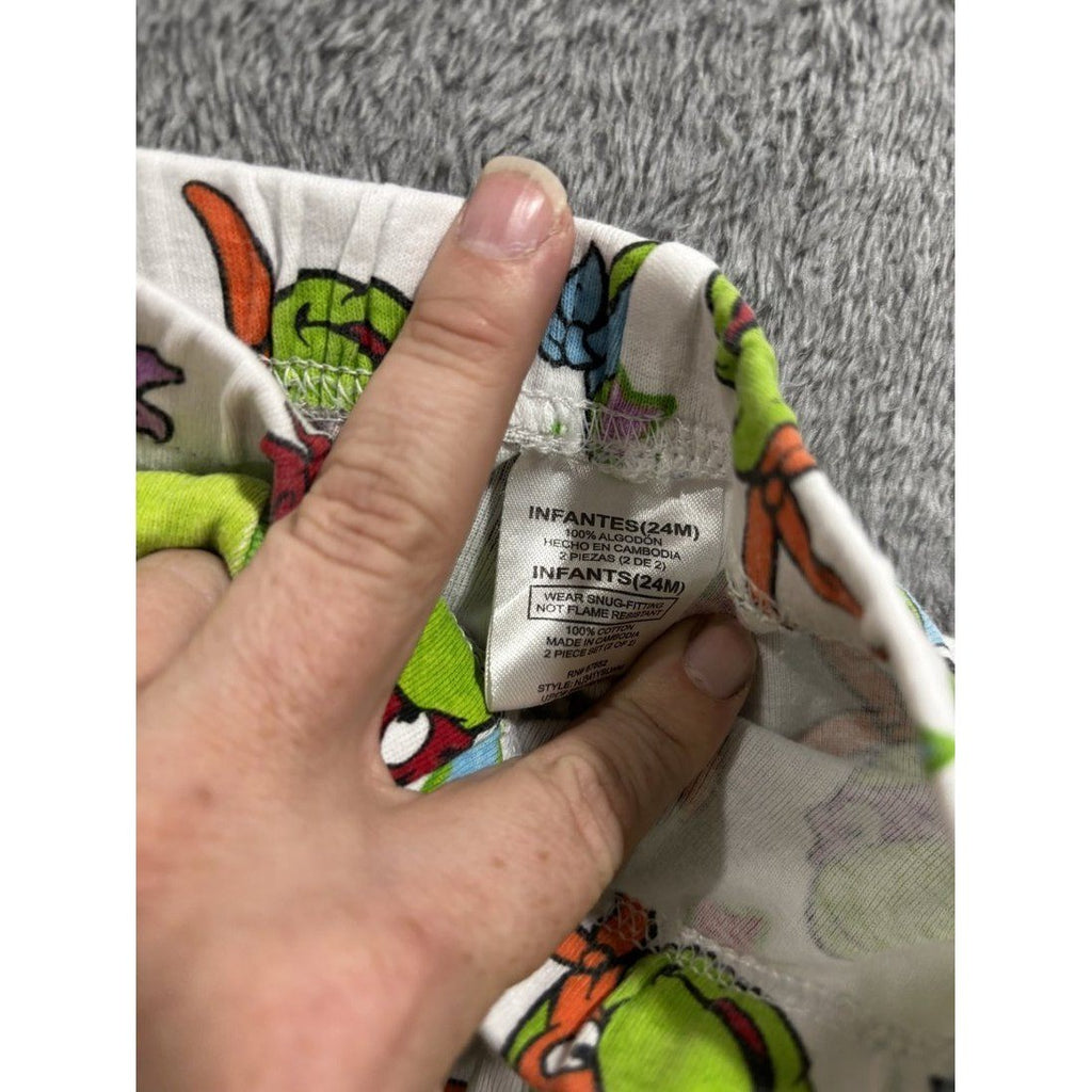 Baby Boy Batman & Ninja Turtle Pajamas Lot 4 Pcs 24M, photo 9 of 9