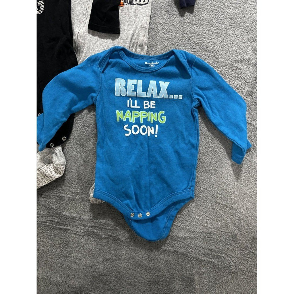 Baby Boy Bodysuits & Truck Sleeper Lot 4 Pcs 18M, photo 4 of 9