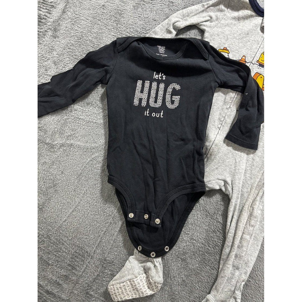 Baby Boy Bodysuits & Truck Sleeper Lot 4 Pcs 18M, photo 6 of 9