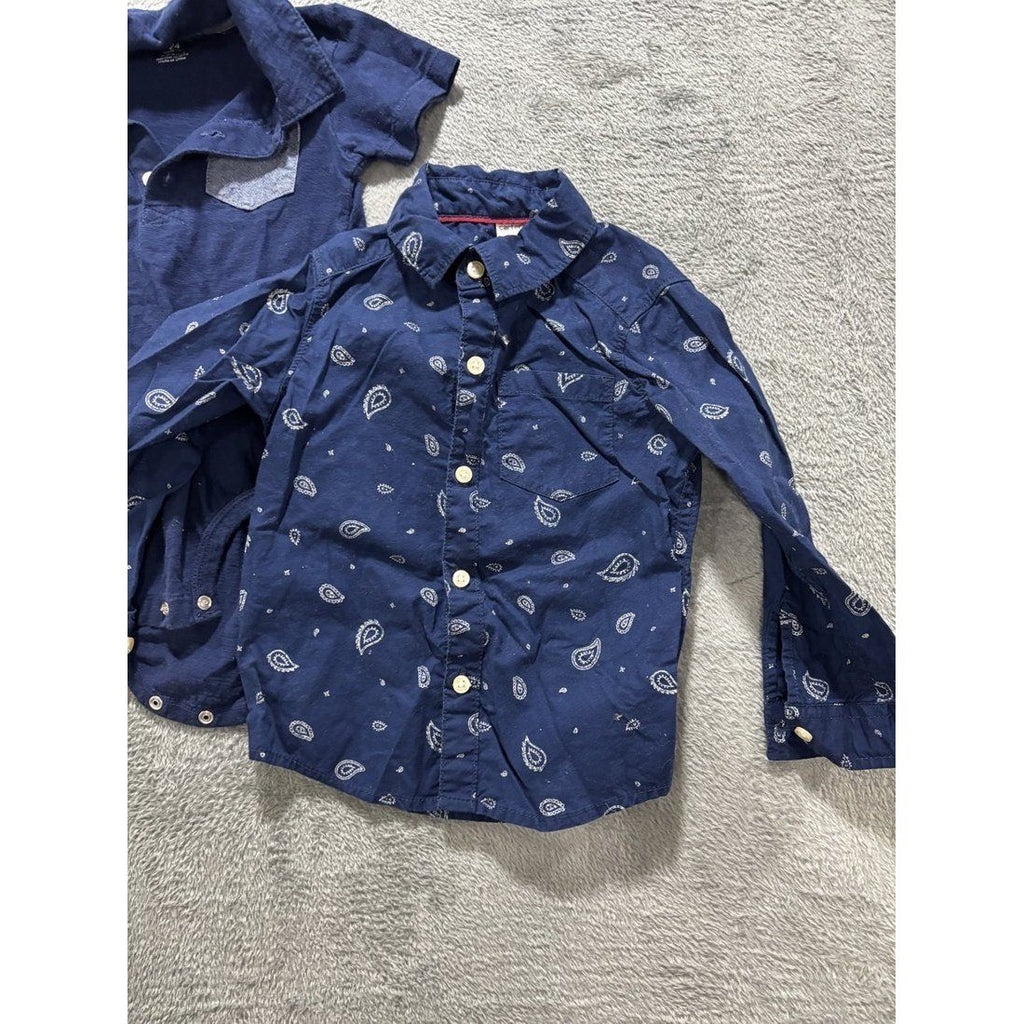 Carter's Baby Boy Paisley Shirt & Tee Lot 4 Pcs 24M, photo 6 of 9