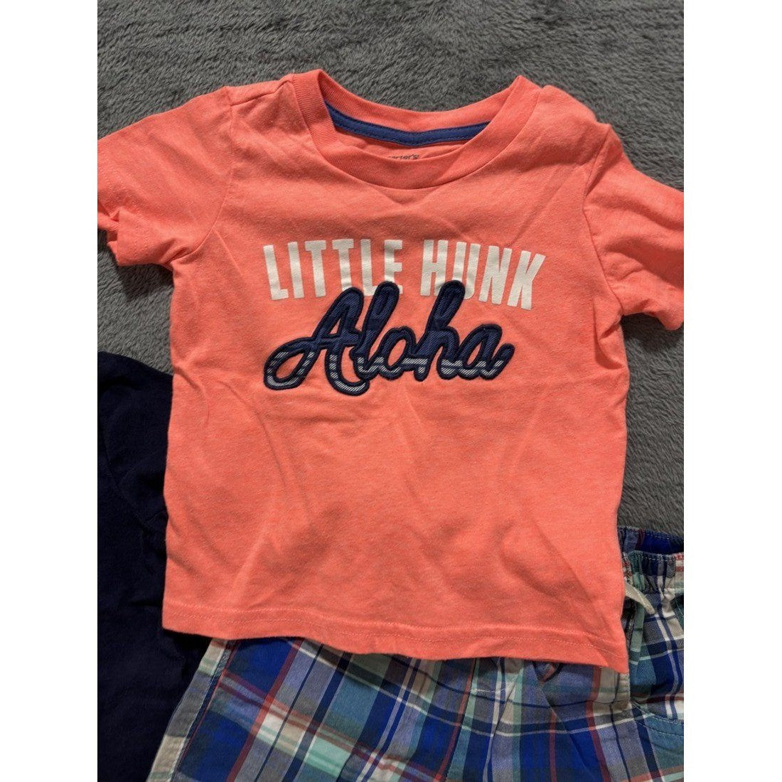 Baby Boy Aloha Tees & Swim Trunks Lot 4 Pcs 18M, photo 2 of 9