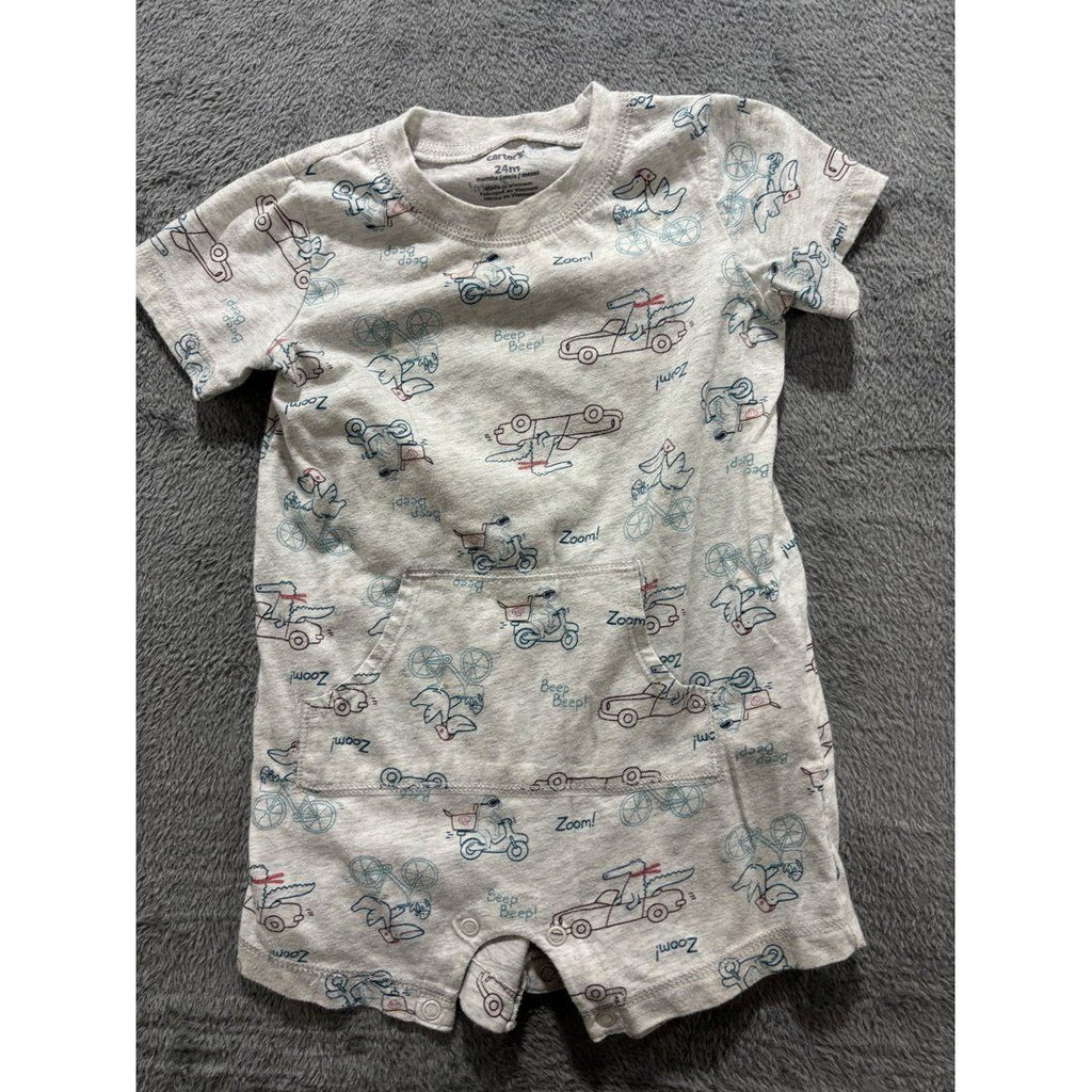 Baby Boy Fleece Hoodie & Bodysuit Lot 4 Pcs 24M, photo 7 of 20