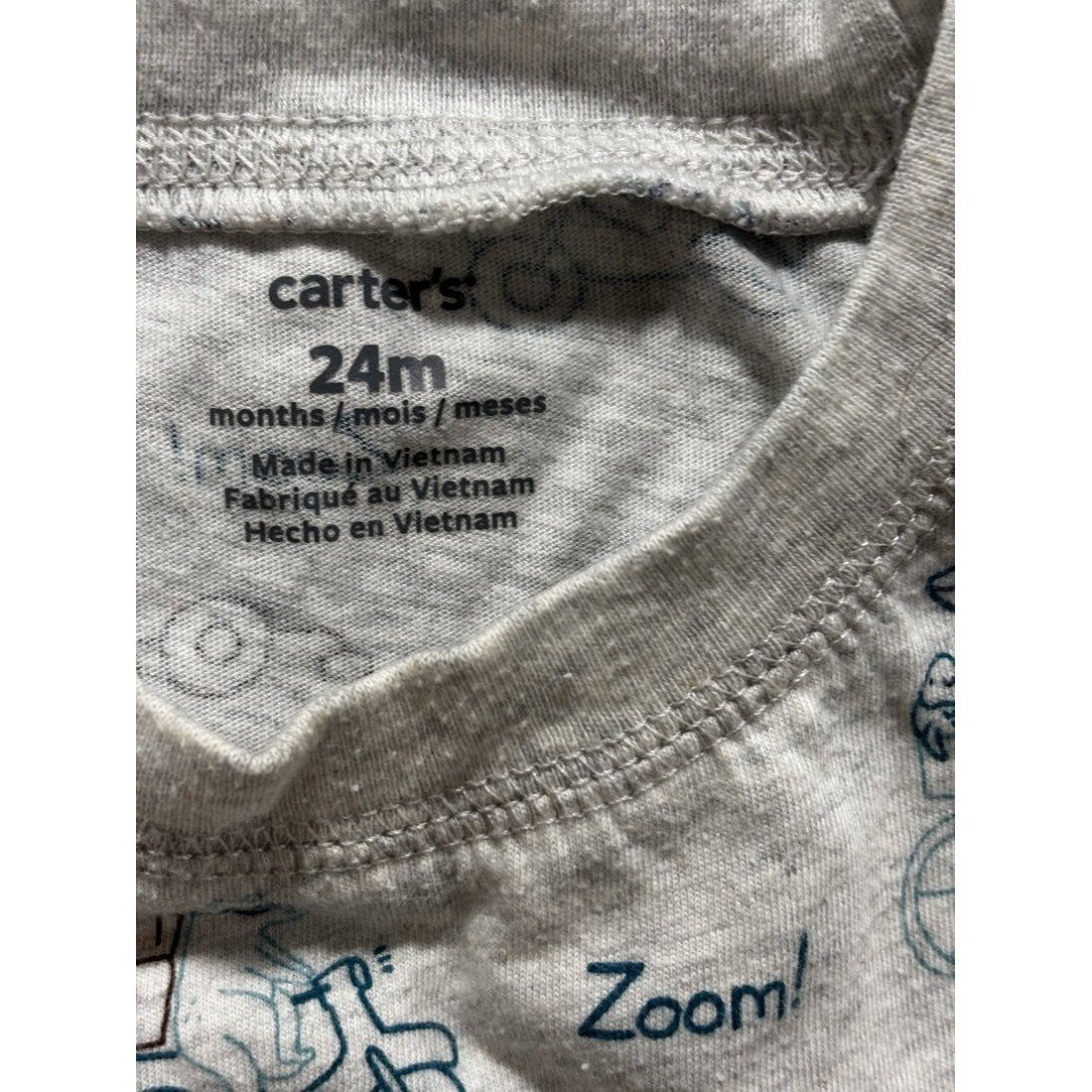 Baby Boy Fleece Hoodie & Bodysuit Lot 4 Pcs 24M, photo 9 of 20