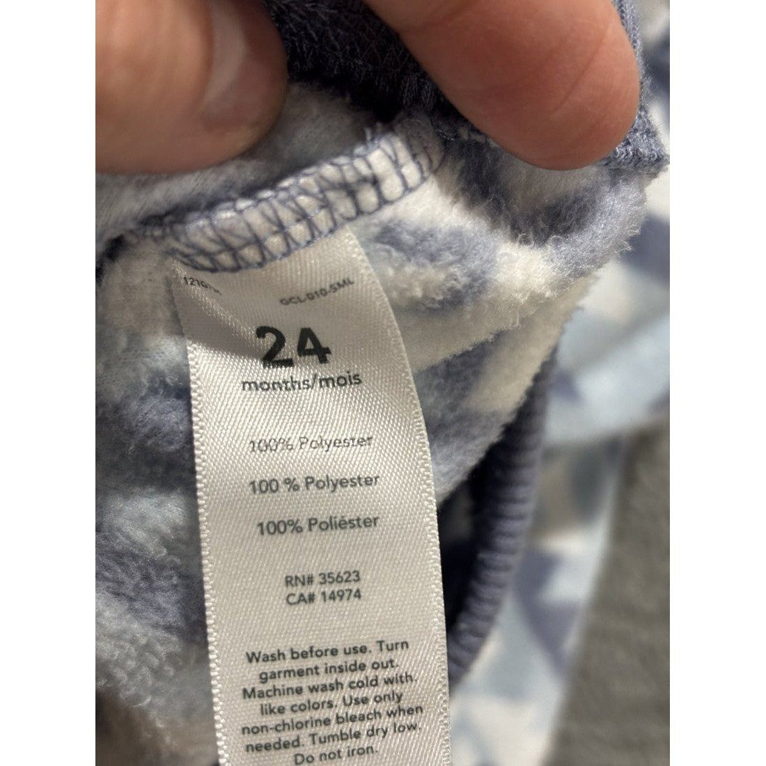 Baby Boy Fleece Hoodie & Bodysuit Lot 4 Pcs 24M, photo 20 of 20