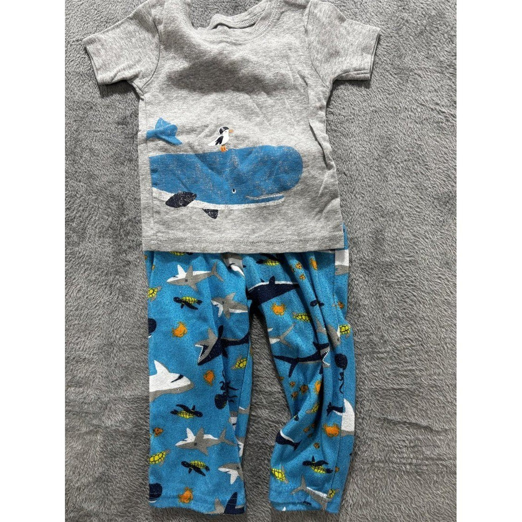 Toddler Boy Mickey & Shark Pajamas Lot 4 Pcs 2T, photo 9 of 14