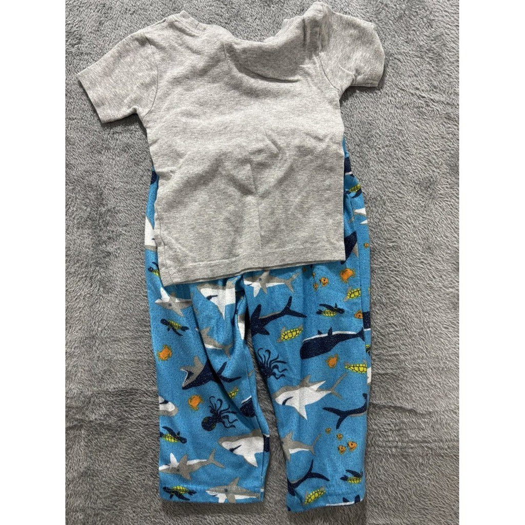 Toddler Boy Mickey & Shark Pajamas Lot 4 Pcs 2T, photo 13 of 14
