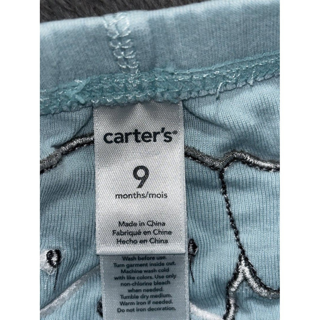 Carter's Baby Boy Blue Sleeper & Pants Lot 5 Pcs 9M, photo 15 of 23