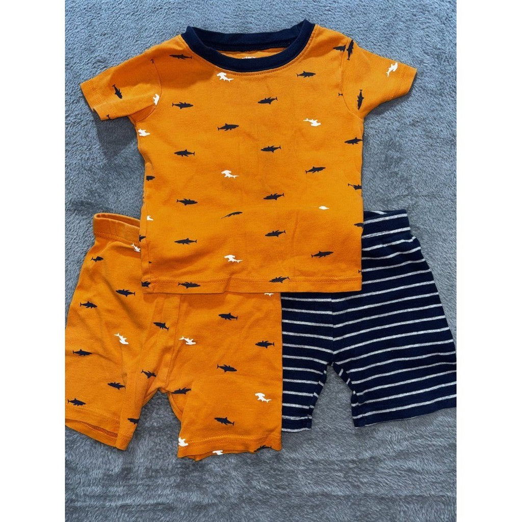 Carter's Toddler Boy Shark & Gator PJs Lot 6 Pcs 2T, photo 2 of 13