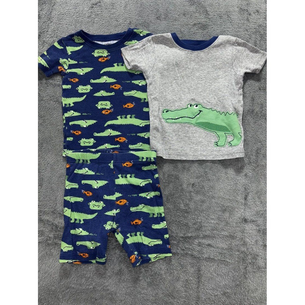 Carter's Toddler Boy Shark & Gator PJs Lot 6 Pcs 2T, photo 8 of 13