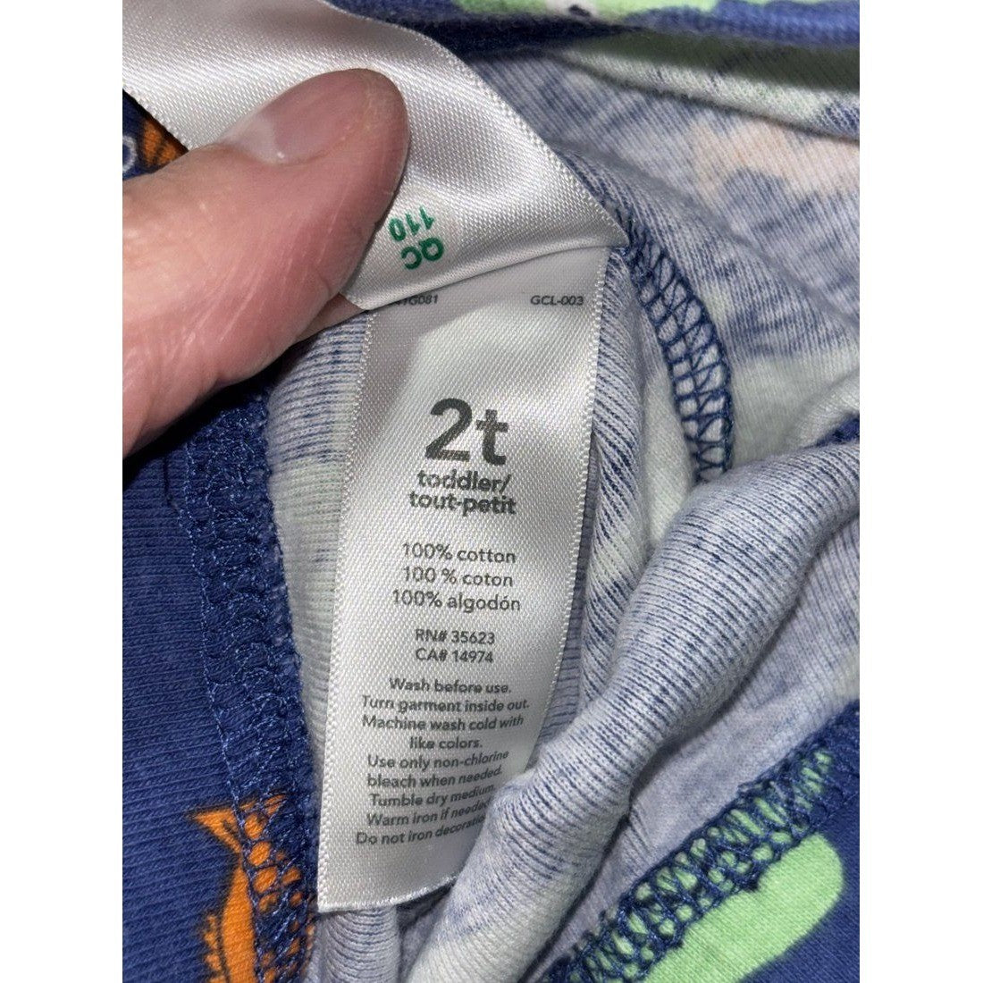 Carter's Toddler Boy Shark & Gator PJs Lot 6 Pcs 2T, photo 12 of 13