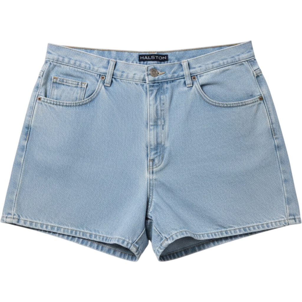 Halston Jeanswear Vintage Denim Shorts High Rise Classic Blue Summer Y2K Chic 14