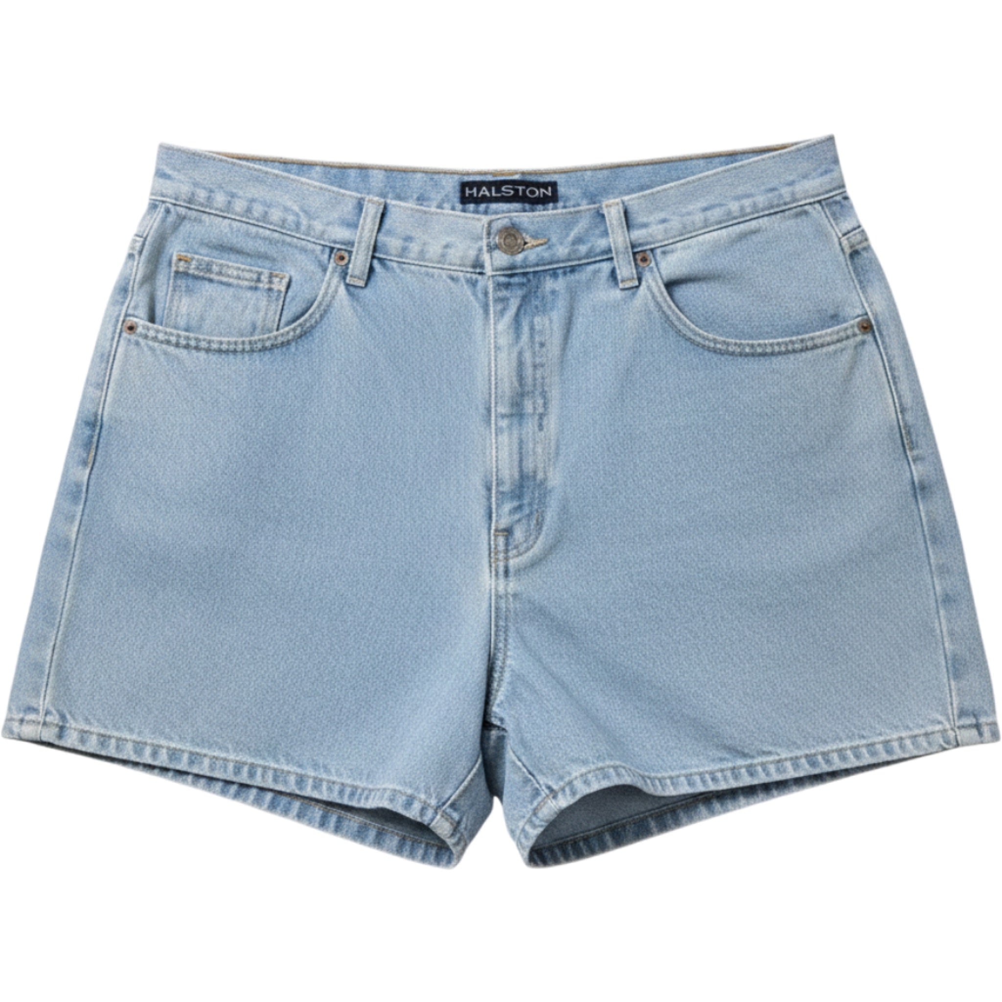 Halston Jeanswear Vintage Denim Shorts High Rise Classic Blue Summer Y2K Chic 14