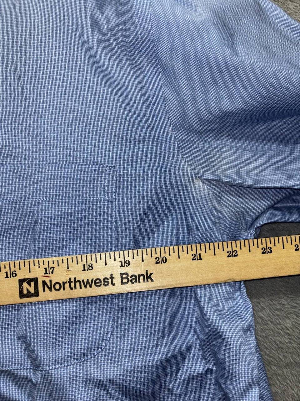 Croft & Barrow Men's Blue Dress Shirt 17 34/35, photo 4 of 8