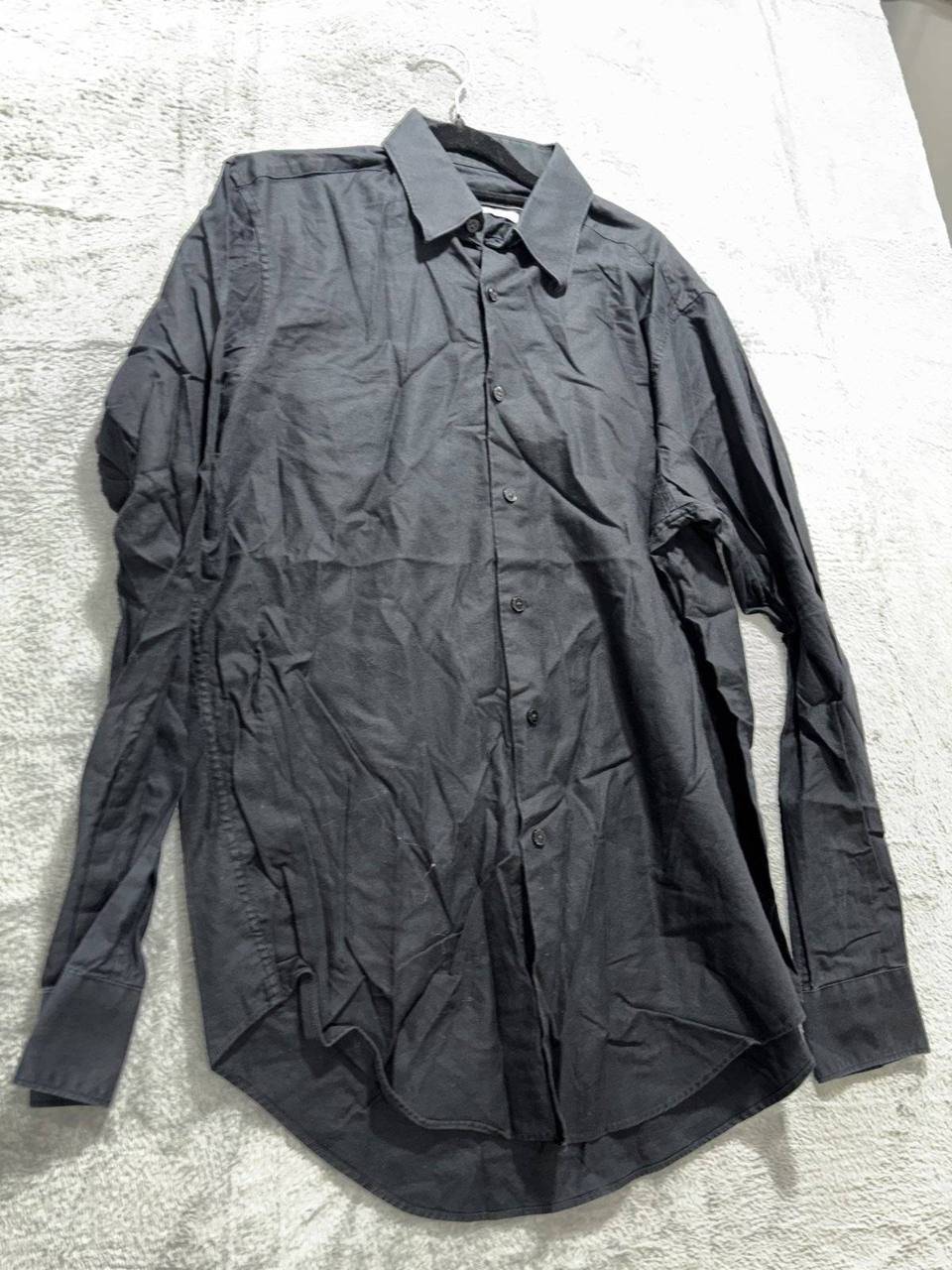 DKNY Men's Black Slim Fit Dress Shirt Size M, photo 3 of 10