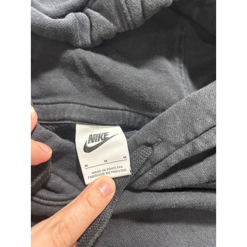 Nike M Black Pullover Hoodie Womens Athleisure Casual Sporty Sweatshirt Crewneck