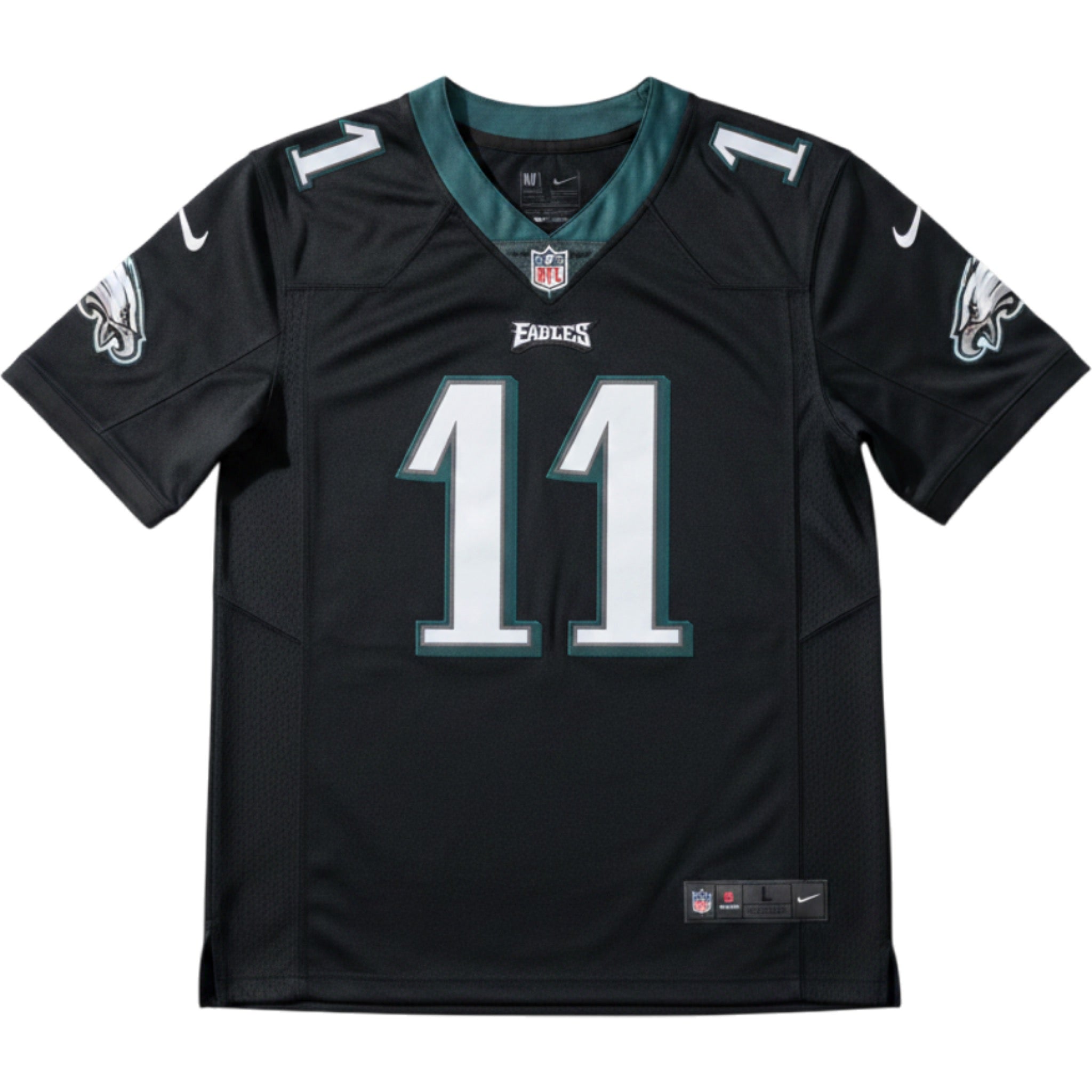 Nike Eagles Carson Wentz 11 On Field Jersey Large NFL Dri Fit Black