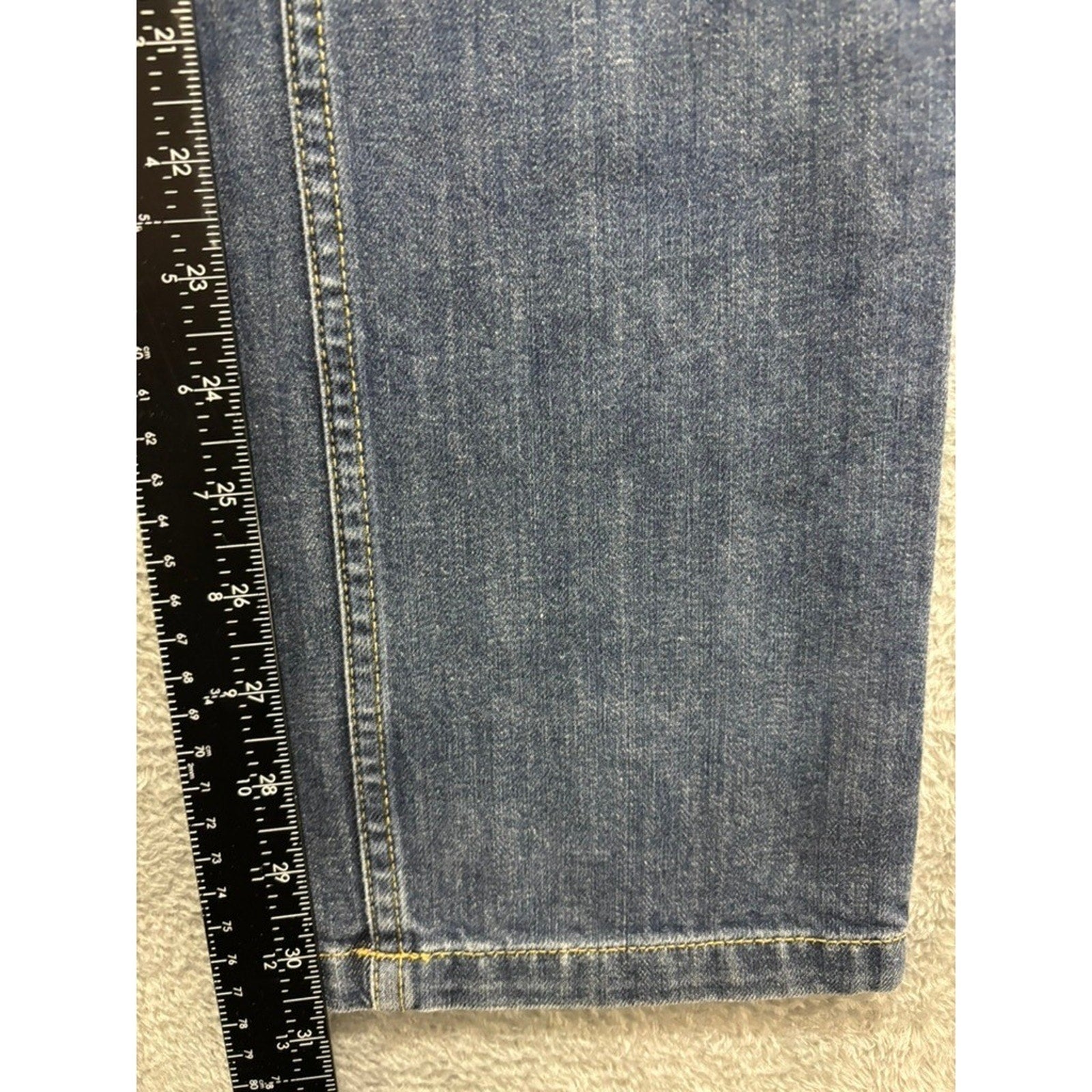 Boden Jeans Womens 12L Blue Straight Leg Mid Rise Stretch Denim Classic