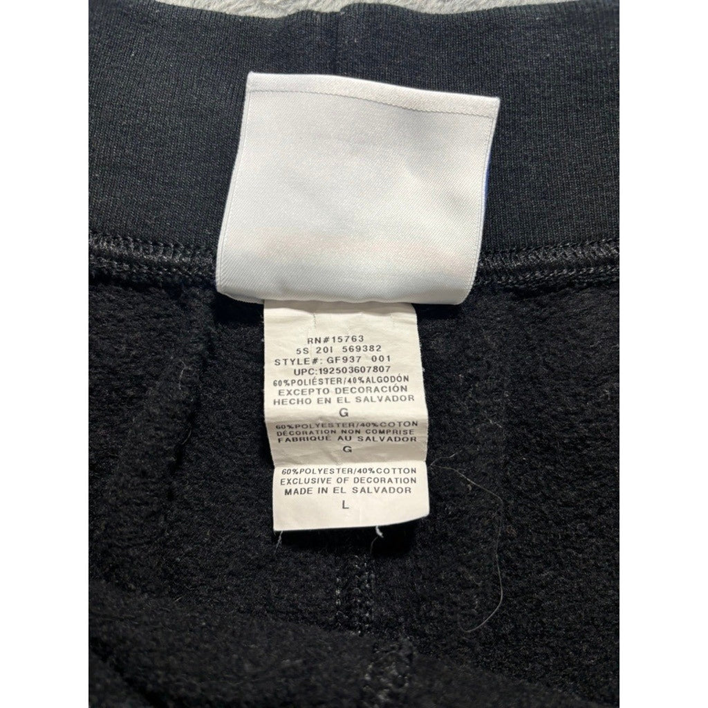 Champion Womens L Black Joggers Sweatpants Athleisure Casual Fleece Cozy Sporty