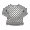 No Boundaries Womens XXL Gray Skull Print Sweatshirt Vintage Goth Pullover