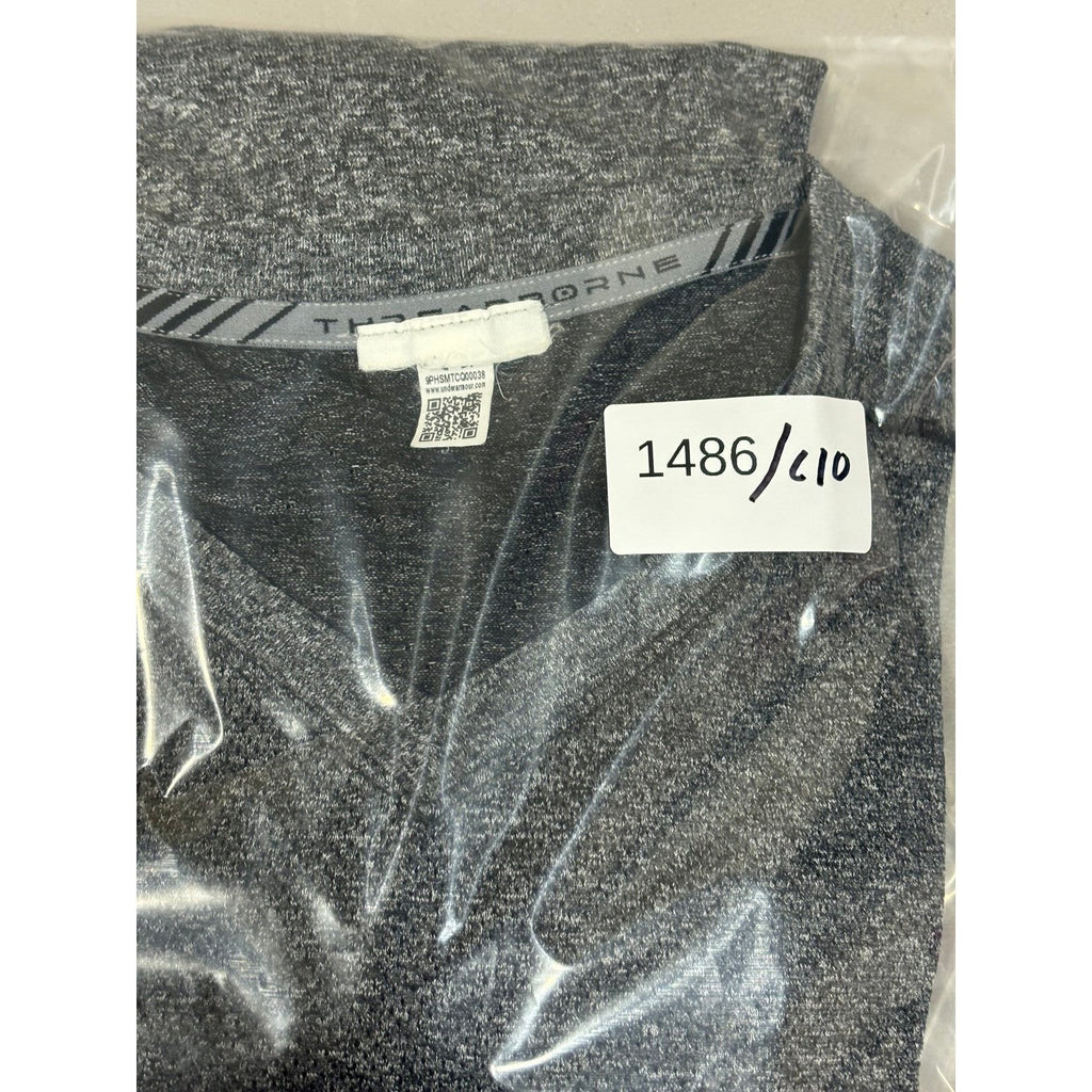 Under Armour Womens XL Gray Long Sleeve V-Neck Athleisure Casual Shirt