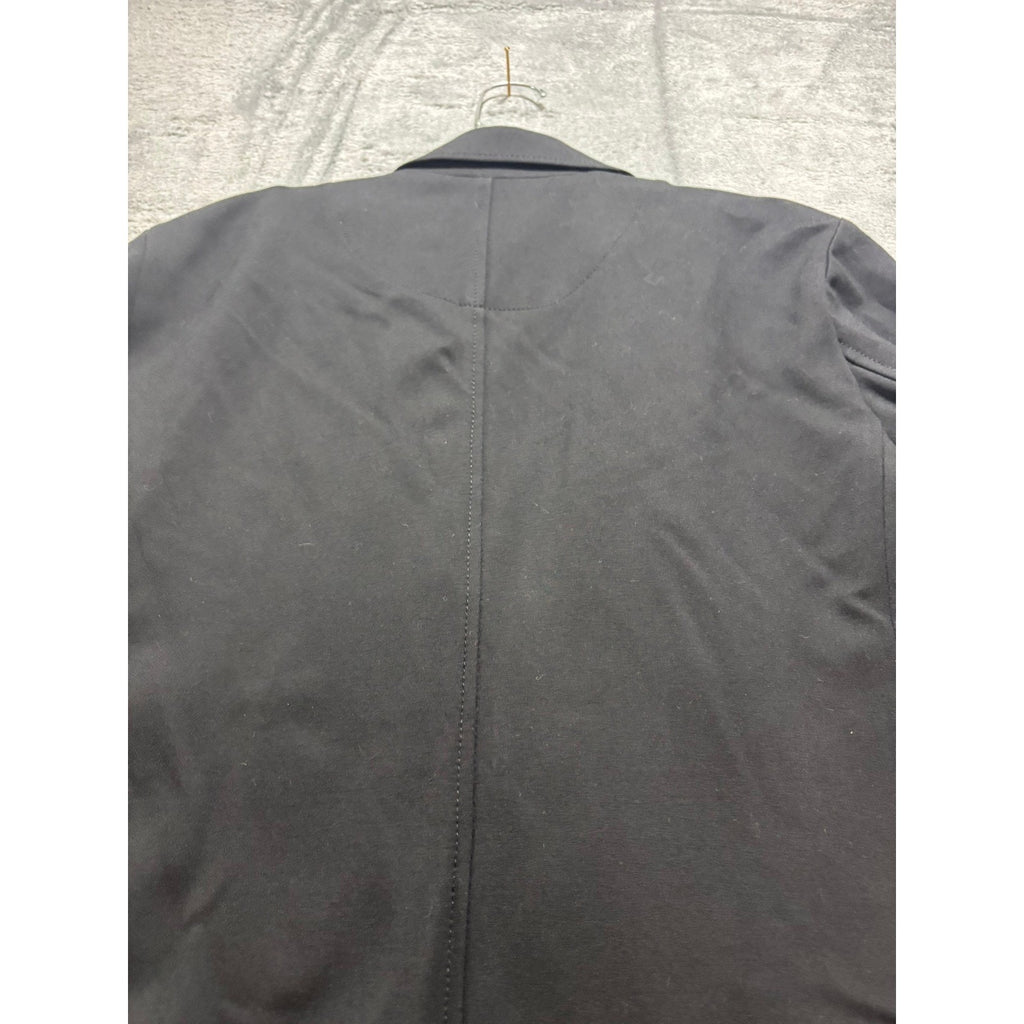 GAP Womens Black Two-Button Stretch Knit Blazer Jacket Size Large L Solid
