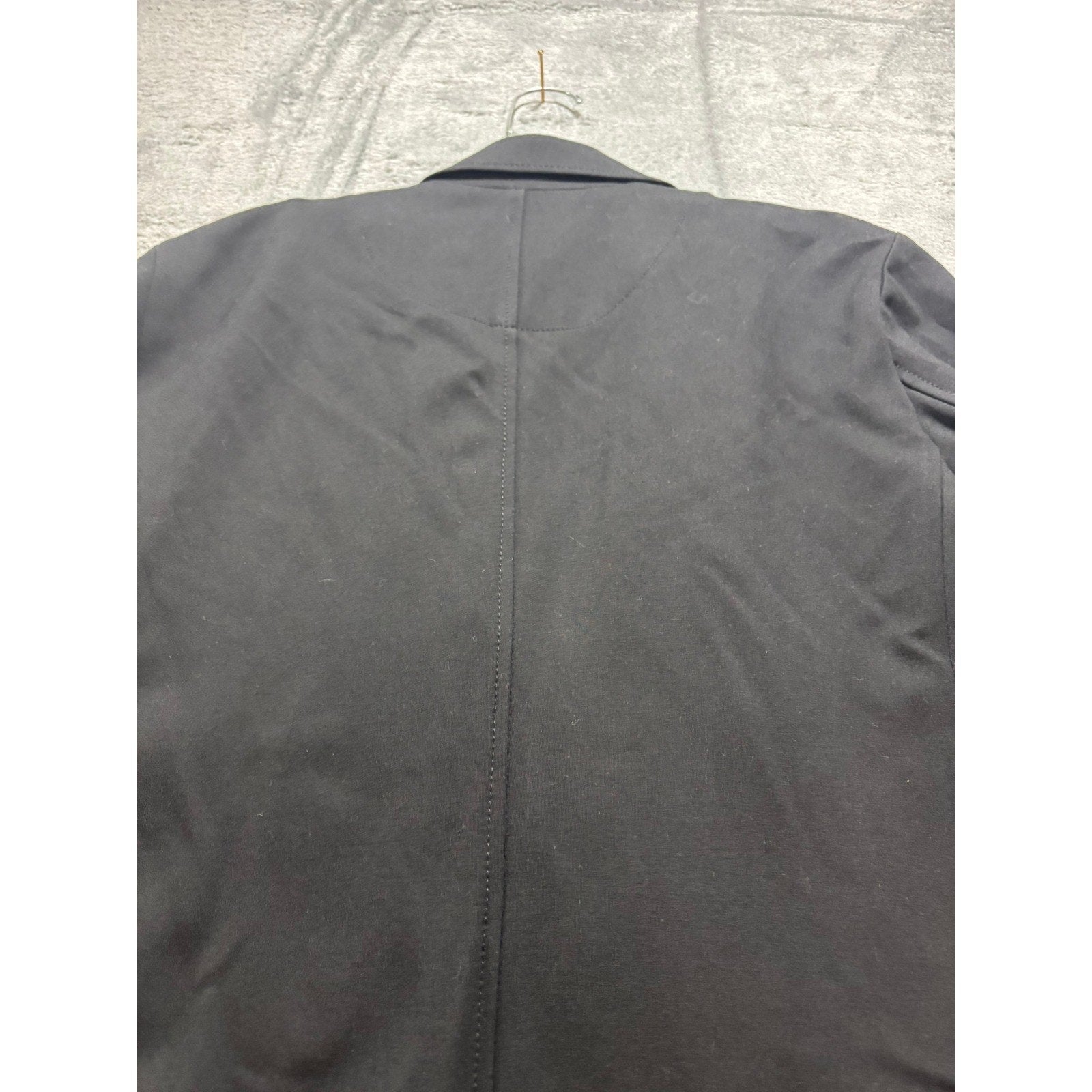 GAP Womens Black Two-Button Stretch Knit Blazer Jacket Size Large L Solid