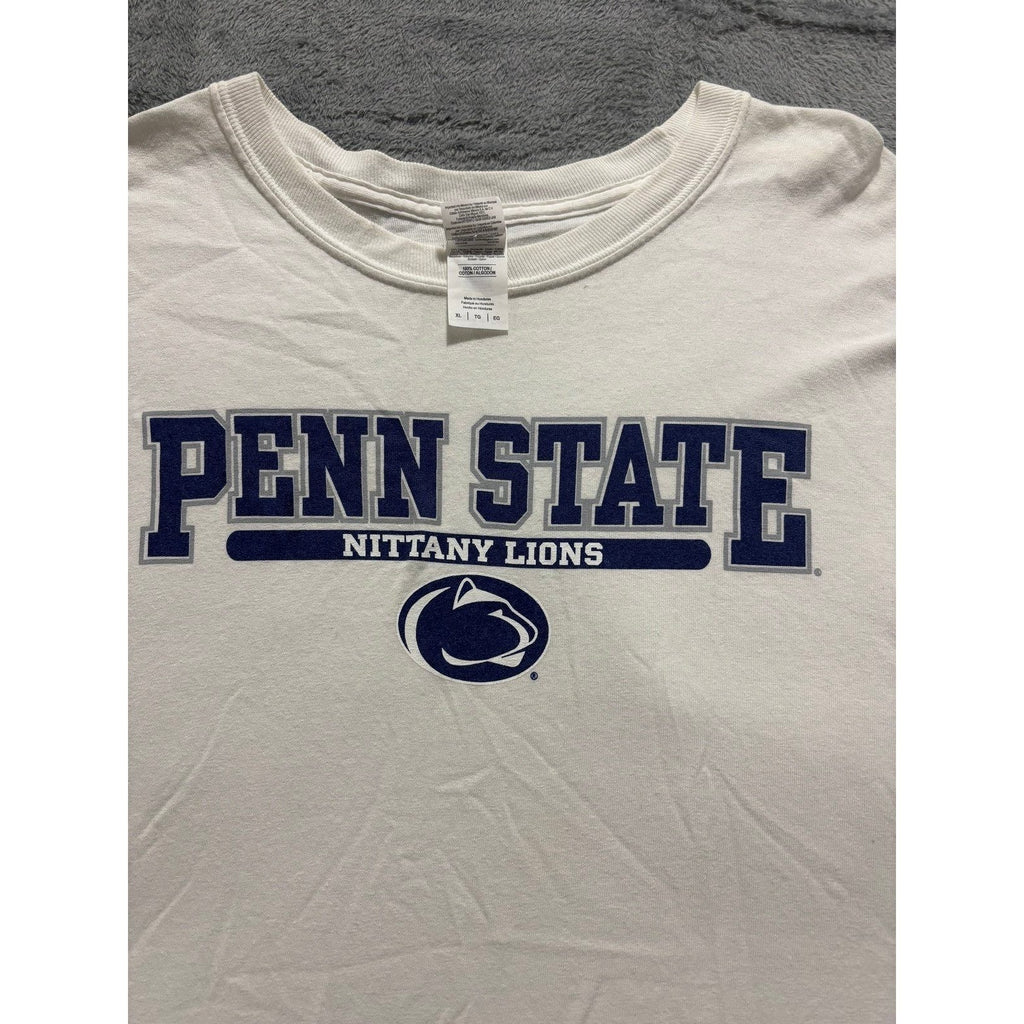Penn State Nittany Lions XL White Long Sleeve T-Shirt Womens Casual Athleisure