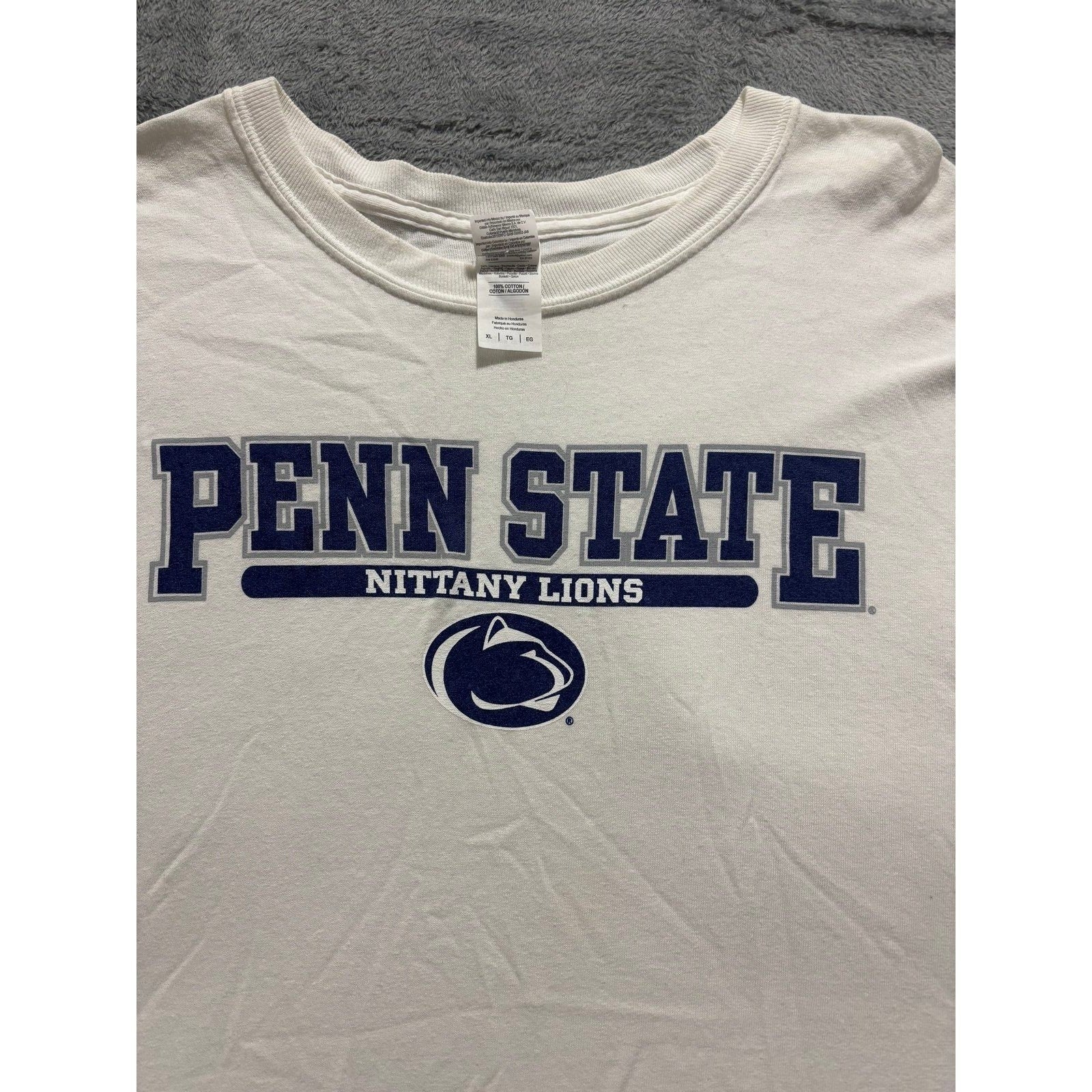 Penn State Nittany Lions XL White Long Sleeve T-Shirt Womens Casual Athleisure