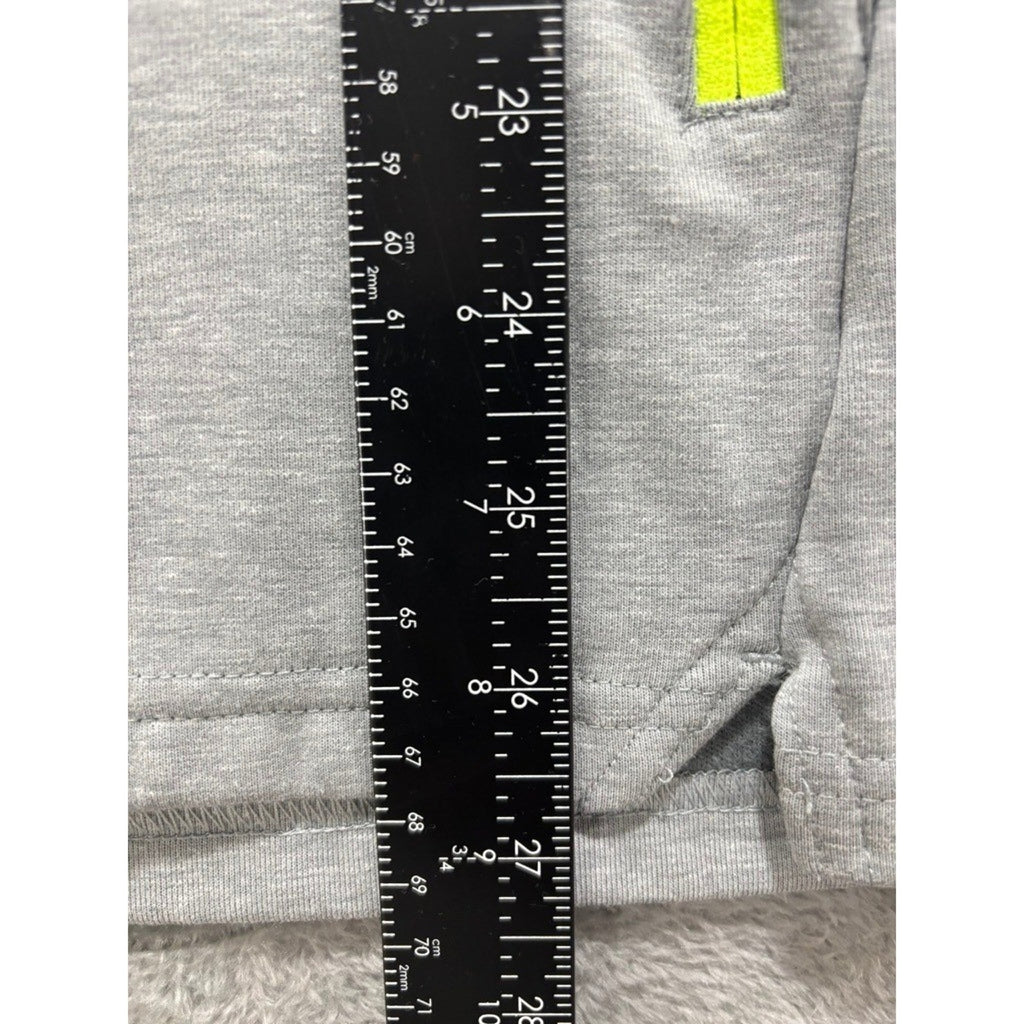 Nike M Gray Therma-FIT Pullover Hoodie Womens Crewneck Swoosh Logo Athleisure