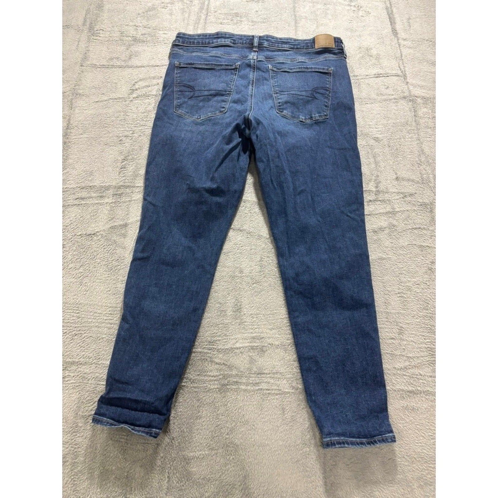 American Eagle Hi Rise Jegging Womens 18 Regular Blue Next Level Stretch Plus