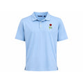 Cutter & Buck Mens XXL Light Blue War of the Roses Embroidered Polo Shirt