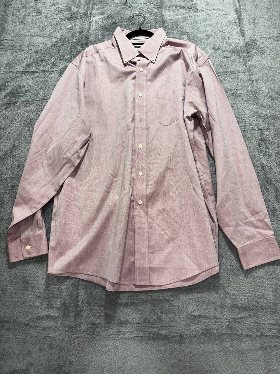 L.L.Bean Men's Mauve Dress Shirt 16 1/2-35