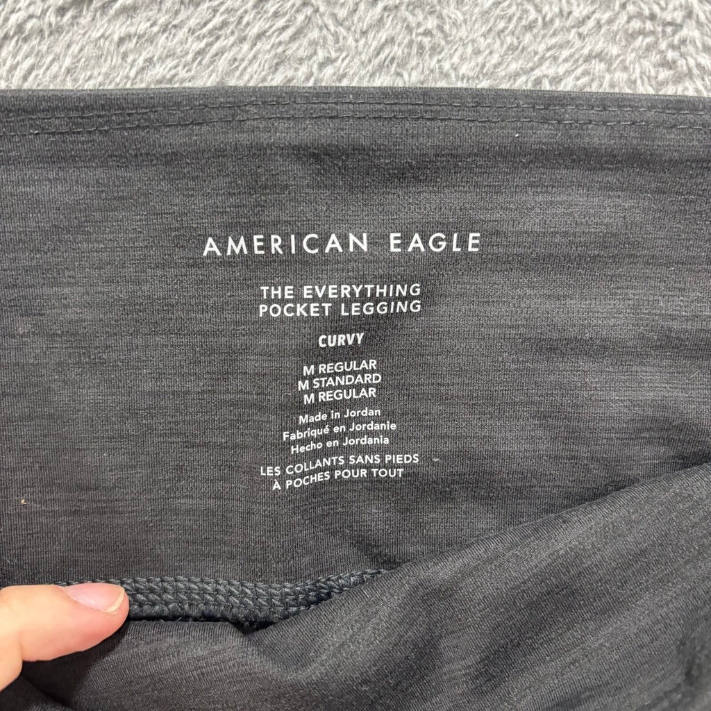 American Eagle M Dark Gray Everything Pocket Leggings Womens Casual Athleisure