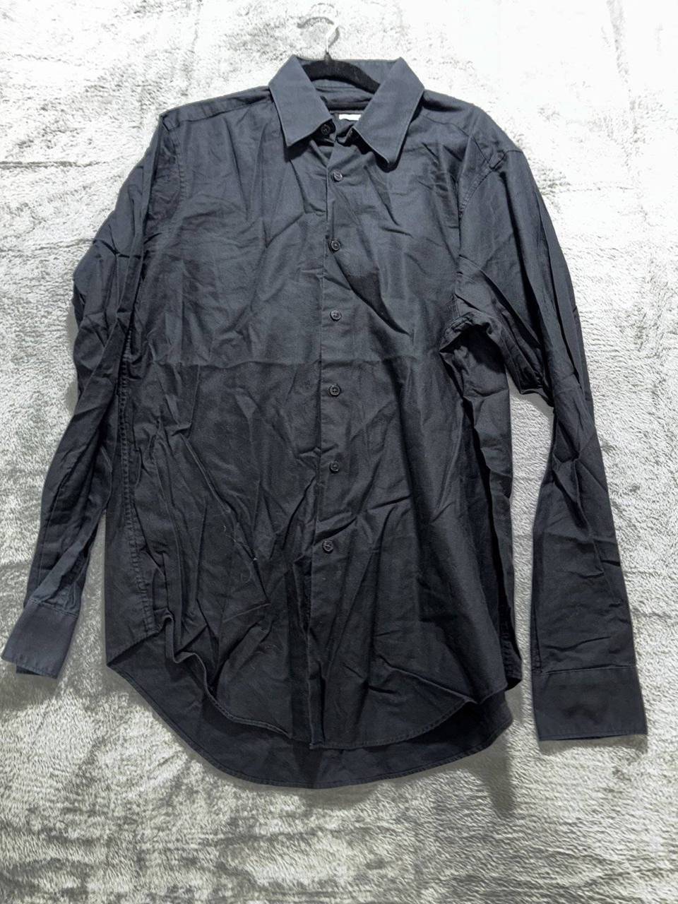 DKNY Men's Black Slim Fit Dress Shirt Size M