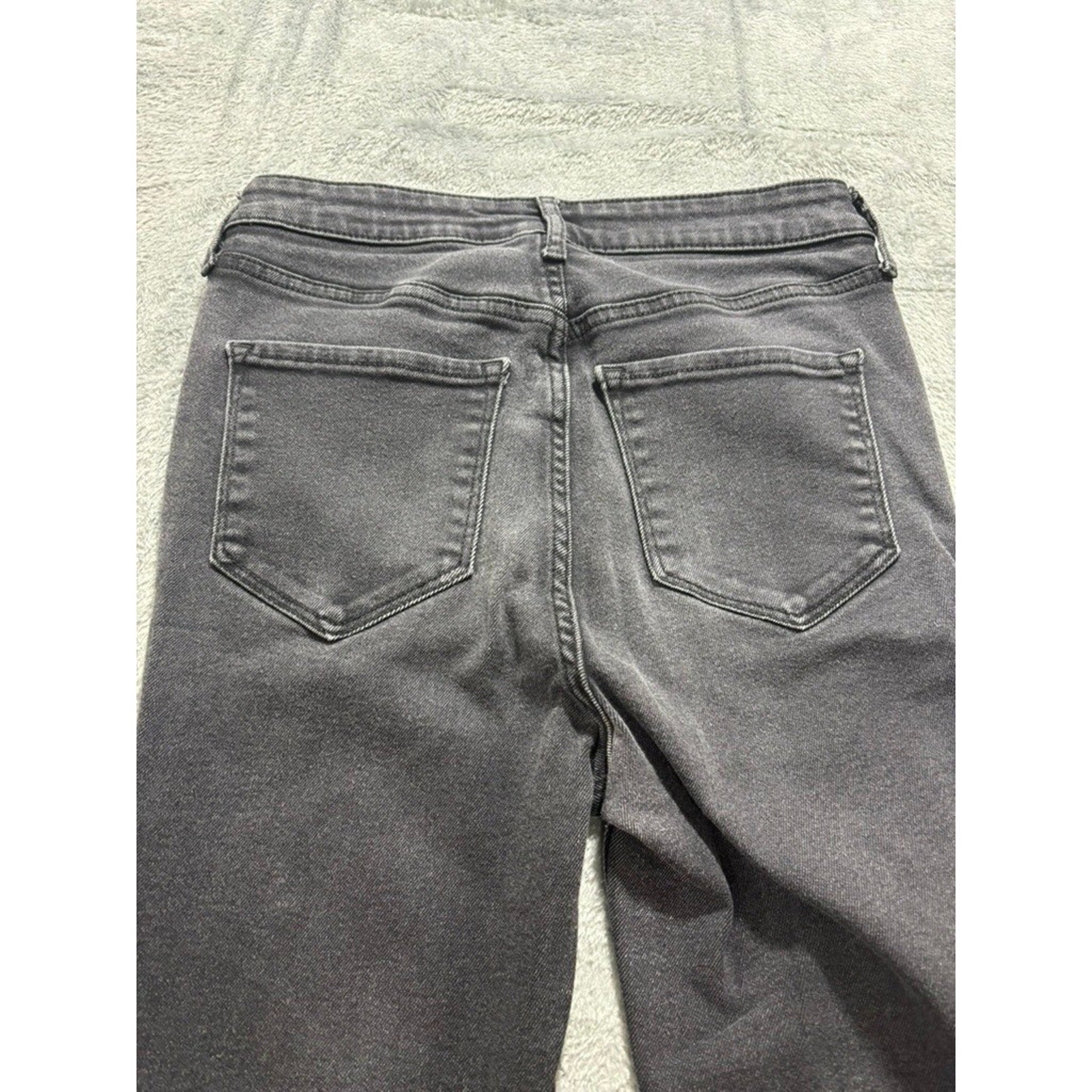 Old Navy 6 Womens Black Rockstar Super Skinny Jeans Extra High Rise Boho Casual