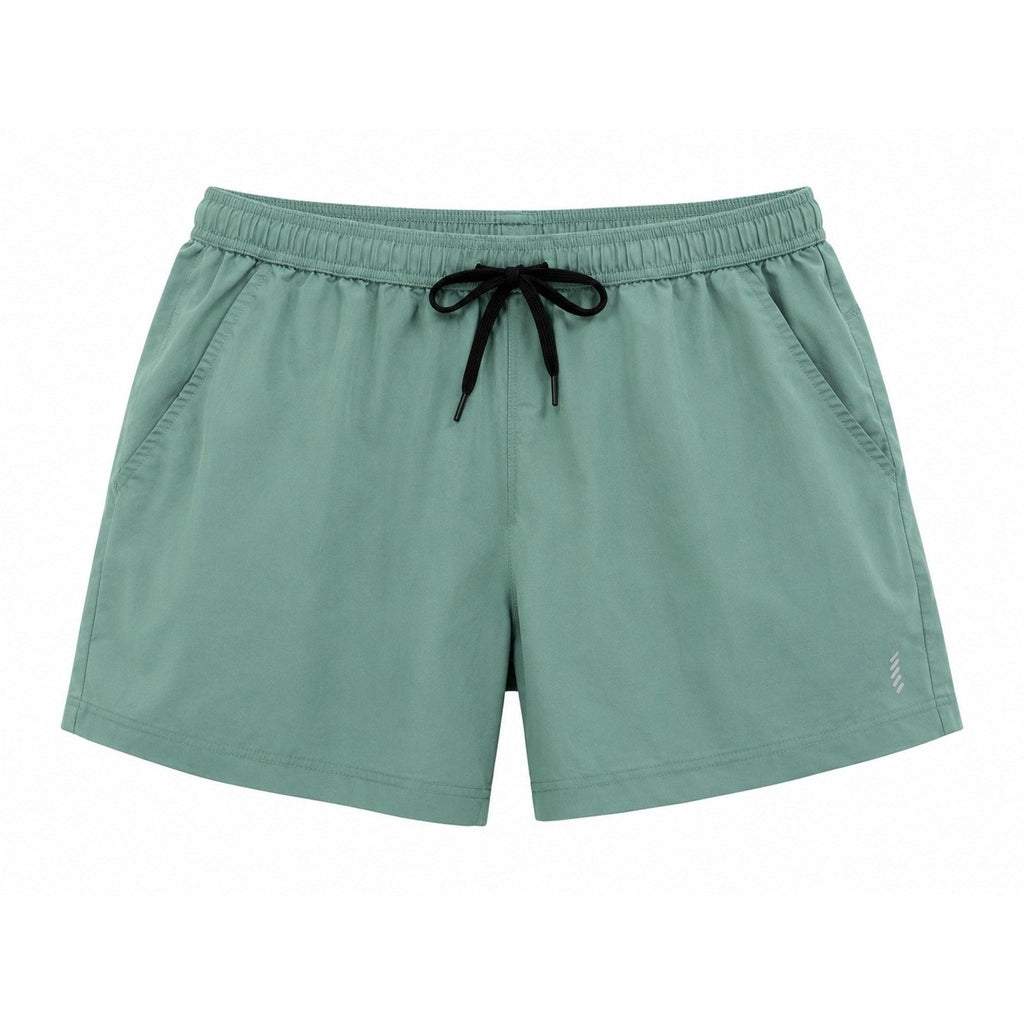 Balance Collection Mens Sage Green Athletic Running Training Shorts Size L
