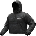 Millersville University Windbreaker Jacket Mens L Black Camo Pullover Hooded