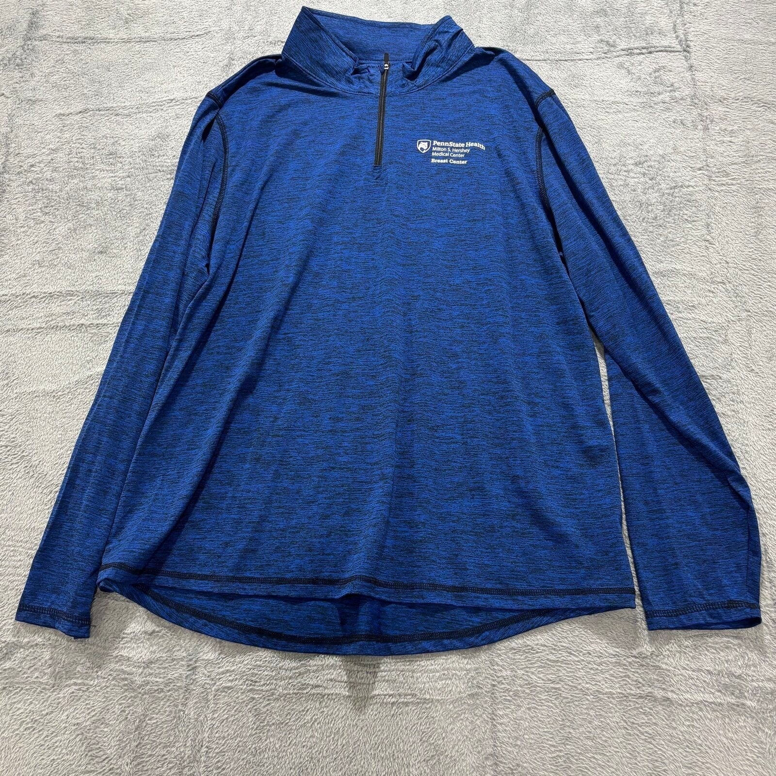 Augusta Womens 2XL Blue Quarter Zip Pullover Penn State Athleisure Casual