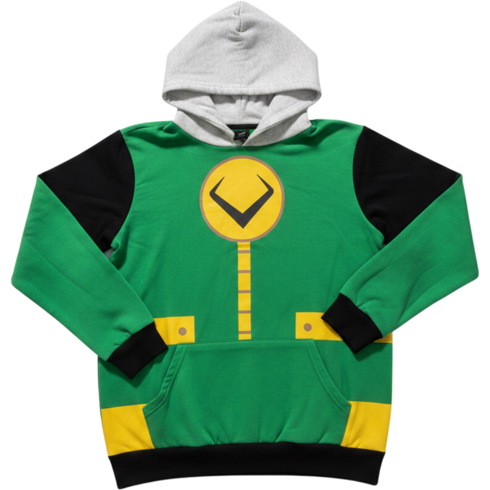 Marvel Loki Hoodie Womens XL Green Cosplay Sweatshirt Her Universe Graphic