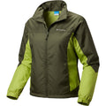 Columbia Windbreaker Jacket Mens M Green Full Zip Hooded Lightweight