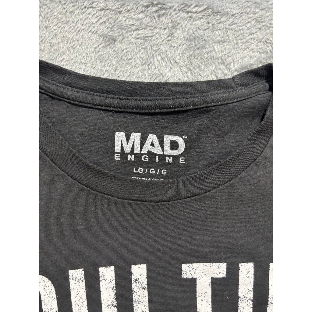 Mad Engine L Black Adulting Would Not Recommend Graphic Tee Unisex Casual